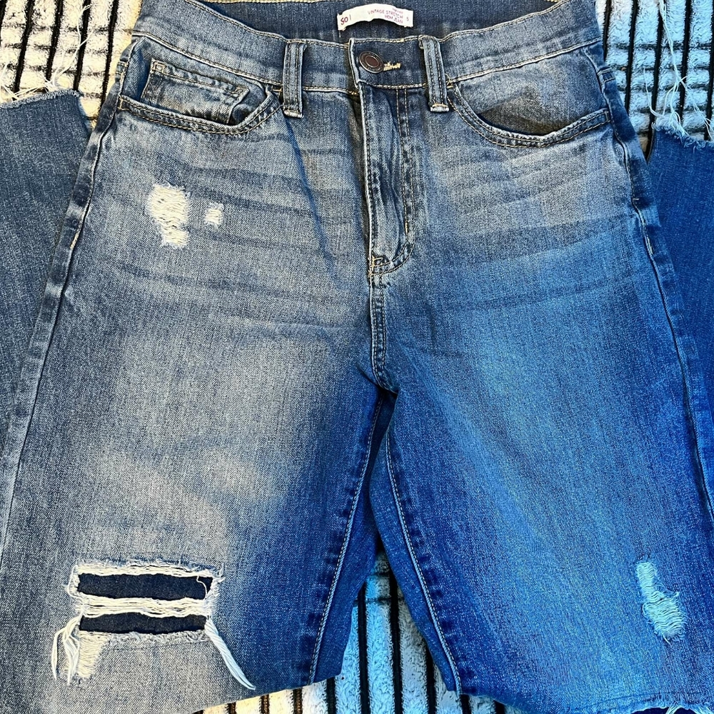 So stretch mom jeans size 5